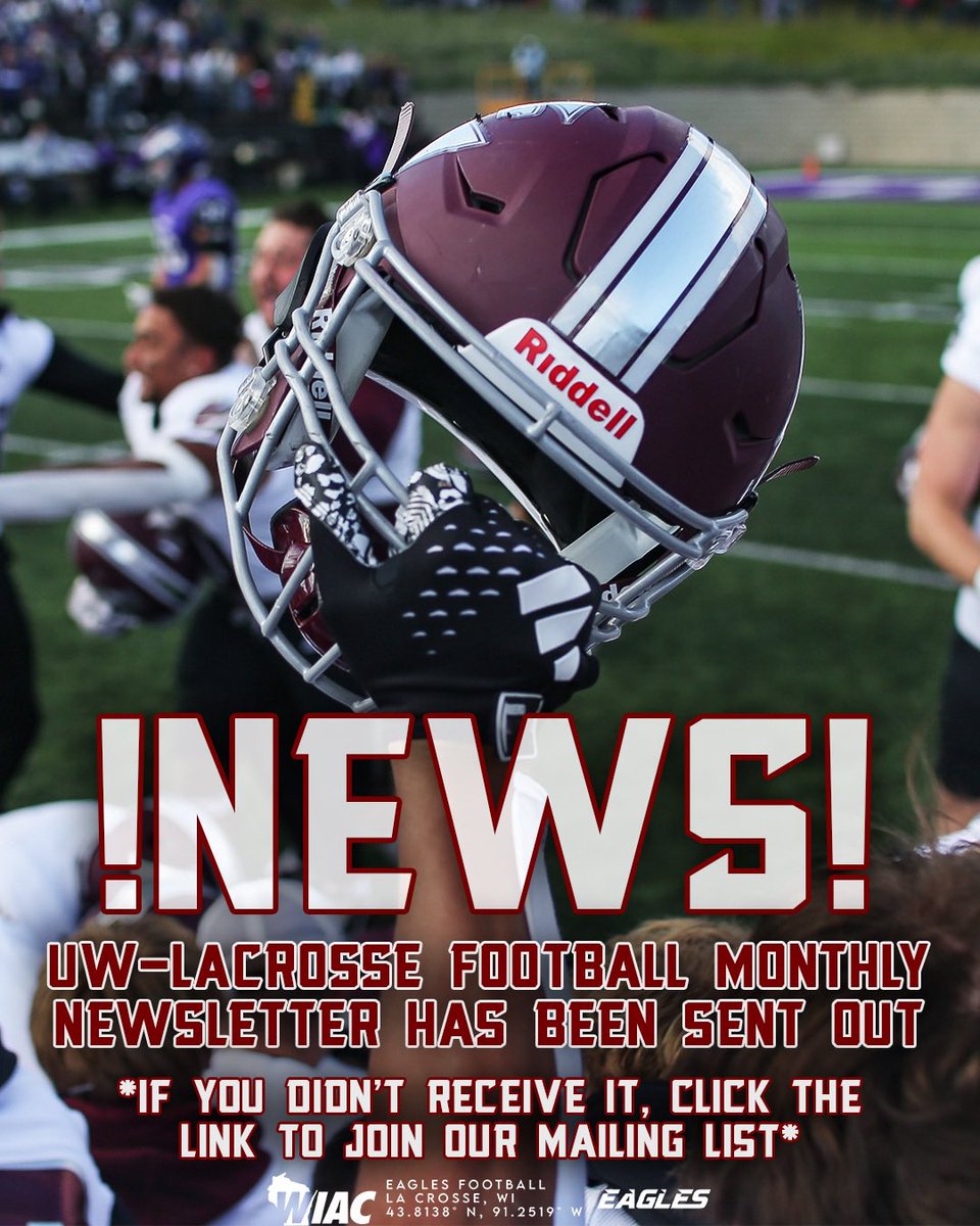 Our May Newsletter has been sent out! Link to join below. 🦅🏈 frontrush.com/FR_Web_App/Pla… #TheExperience #d3fb