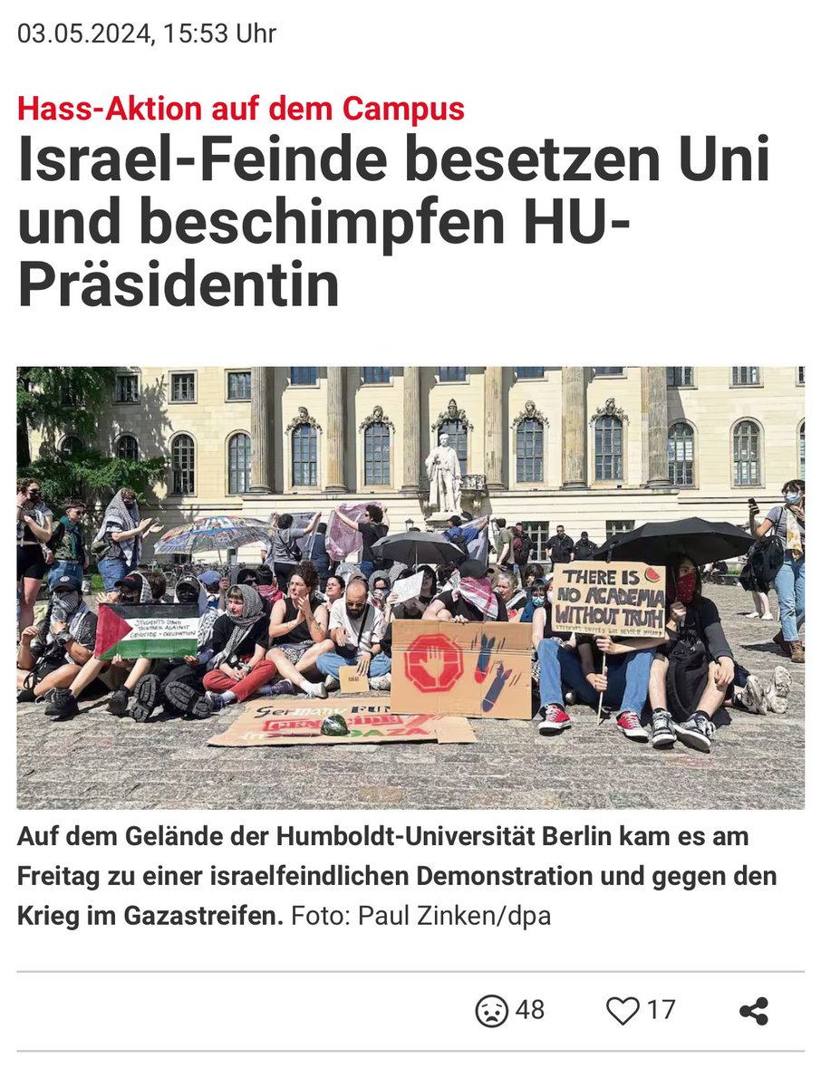 Einst von christlichen Mönchen gegründet, ist die Universität nunmehr Sinnbild für den westlichen Niedergang, Brutstätte anti-aufklärerischer Ideologie, die Israelhass mit dem Glauben an Schwangere Männer verbindet. Es ist kein Zufall dass sich im Zeitalter des Transgenderismus