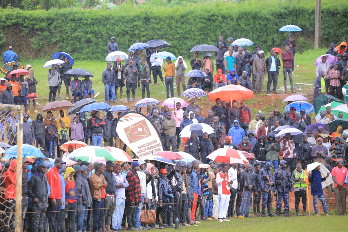 USSSAOnline's tweet photo. Thank you Masaka people for the support nomatter the weather. 
For school Sports for better. https://t.co/Ai1Rj5zgod
