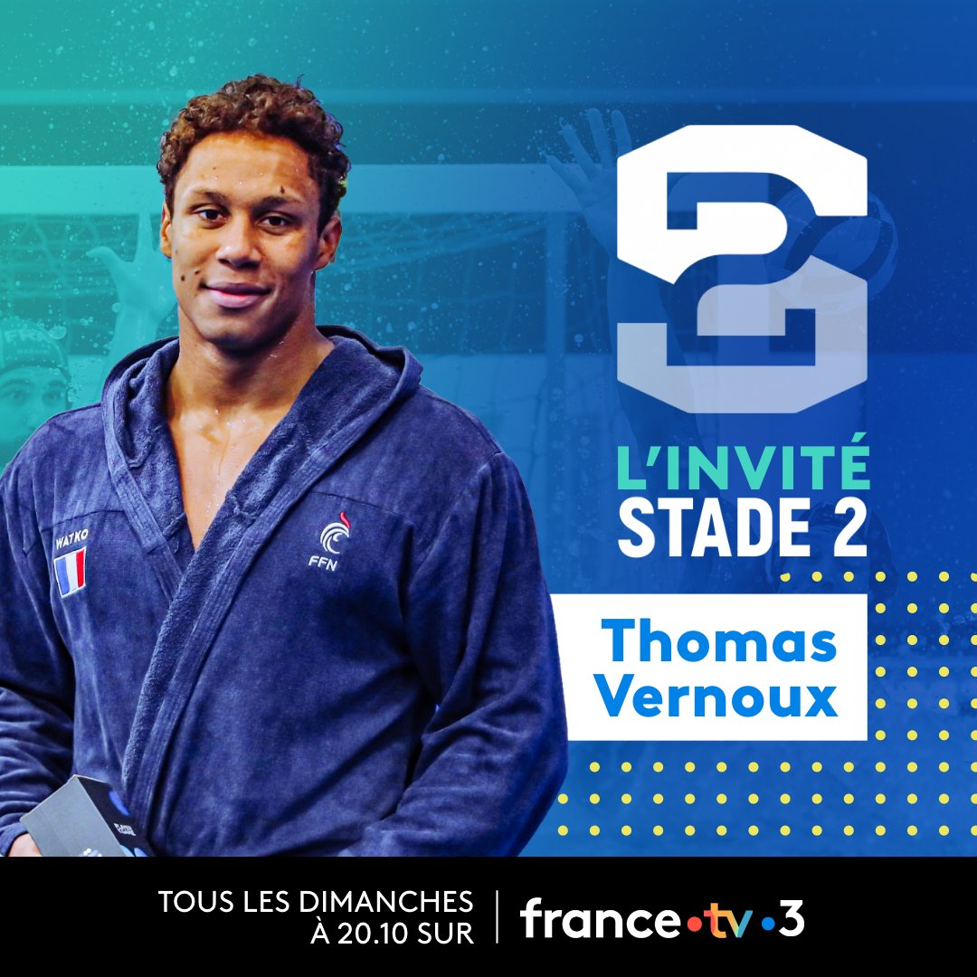 #événement | @francetvsport 🤽 Surprise des derniers championnats du monde, l'équipe de France de water-polo ne manque pas d'ambition avant #Paris2024. Pour en parler, @ThomasVernoux est l'invité de #Stade2 🎙️ @cecilegres ▶️ Dim à 20.10 sur #France3 et france.tv