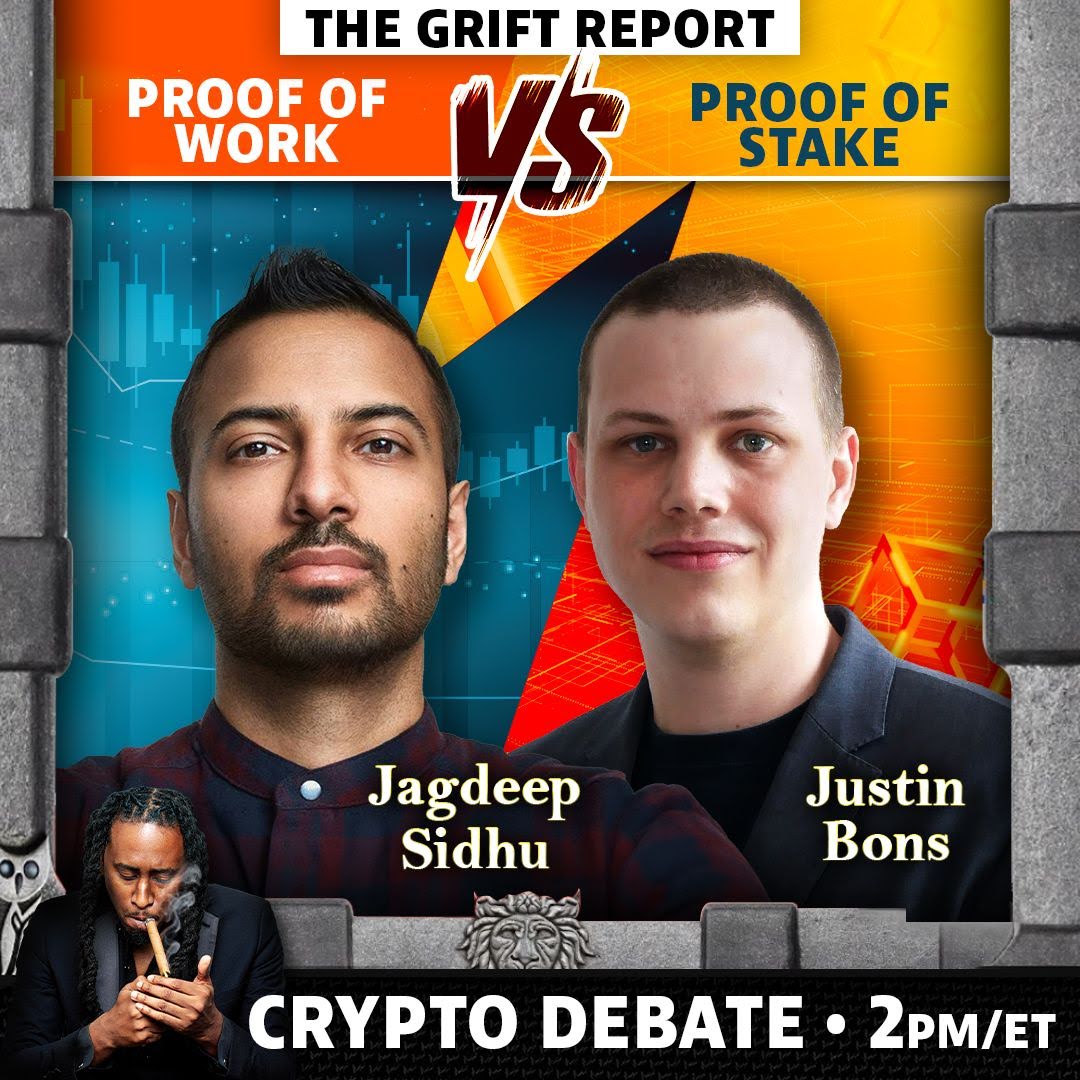 📣 Coming up in less than two hours, a battle of the ages between #PoW & #PoS! 🥊

⚡ @realSidhuJag vs. @Justin_Bons

🎙️ Hosted by @HotepJesus on his #YouTube channel.

🕑 Tune in at 2PM EDT!

🔗 Be there or be square: youtube.com/watch?v=pKlsWl…

#Syscoin #Rollux @CyberCapital