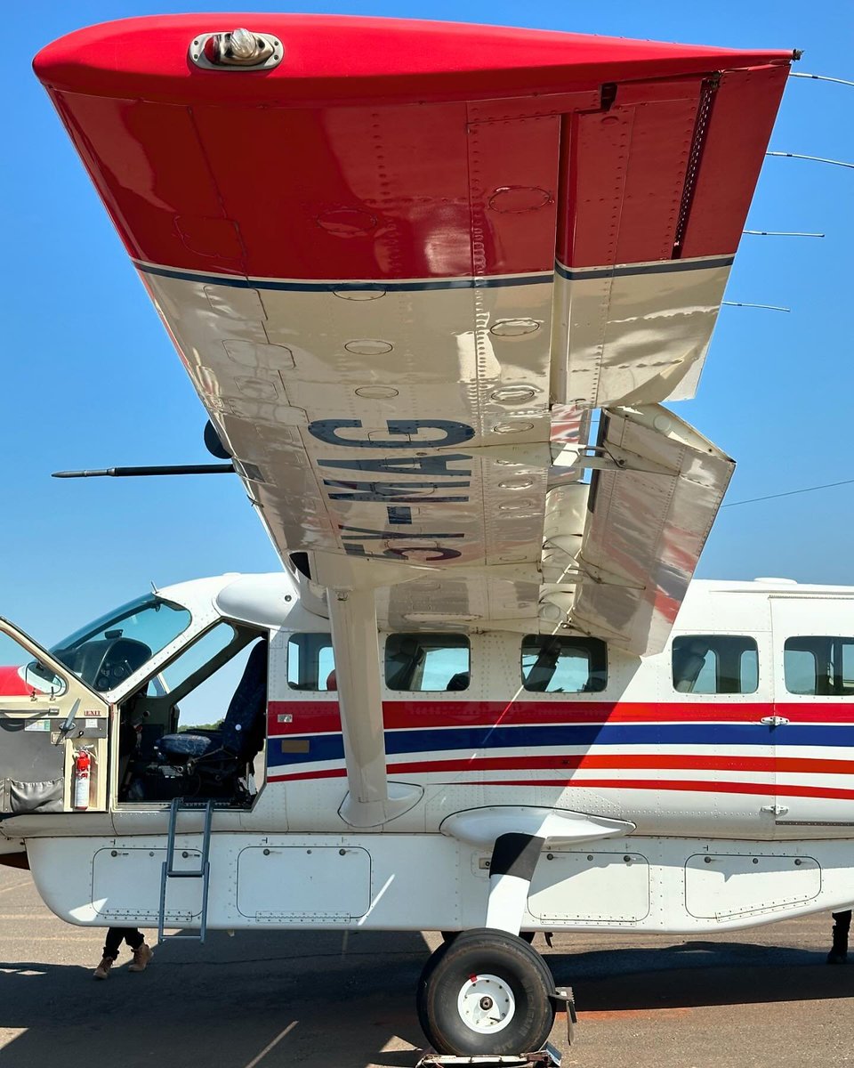 Precious Cargo: On Monday, MAF flew six patients from S Sudan to Uganda for surgery at CURE Children’s Hospital of Uganda. Along with their moms, the babies were from various locations across South Sudan. We pray for their treatment, recovery, & safe return to Juba. #IFlyMAF