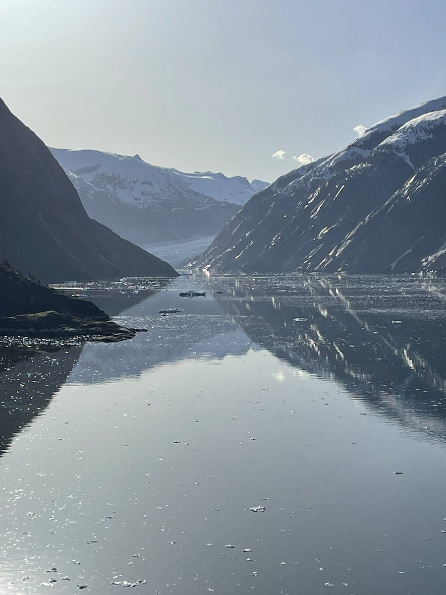 What a cold glacier morning here in Misty Fjord Alaska. Brrr. #RoyalCaribbean