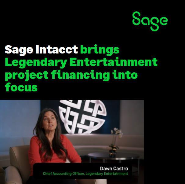 Legendary uses Sage Intacct to manage production budgets on time and in detail, through comprehensive reporting and improved processes that easily meet US GAAP and CAS standards. 1sa.ge/99JH50RvVkI