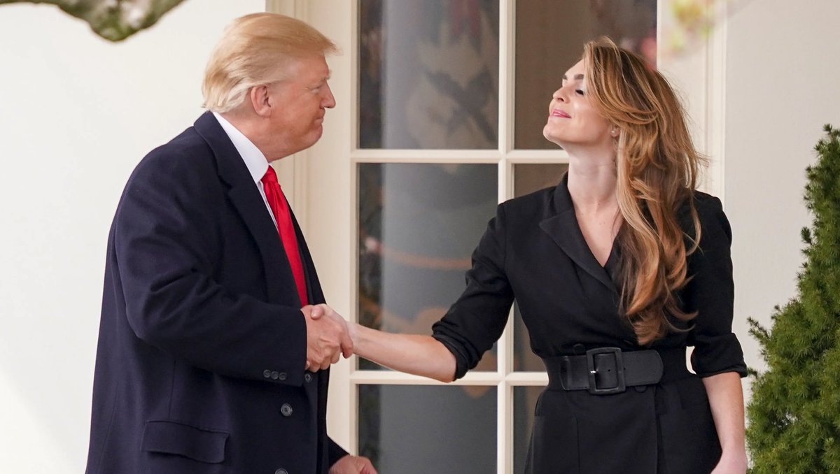 Awww so cute….Hope Hicks is currently on the stand testifying in the Trump case