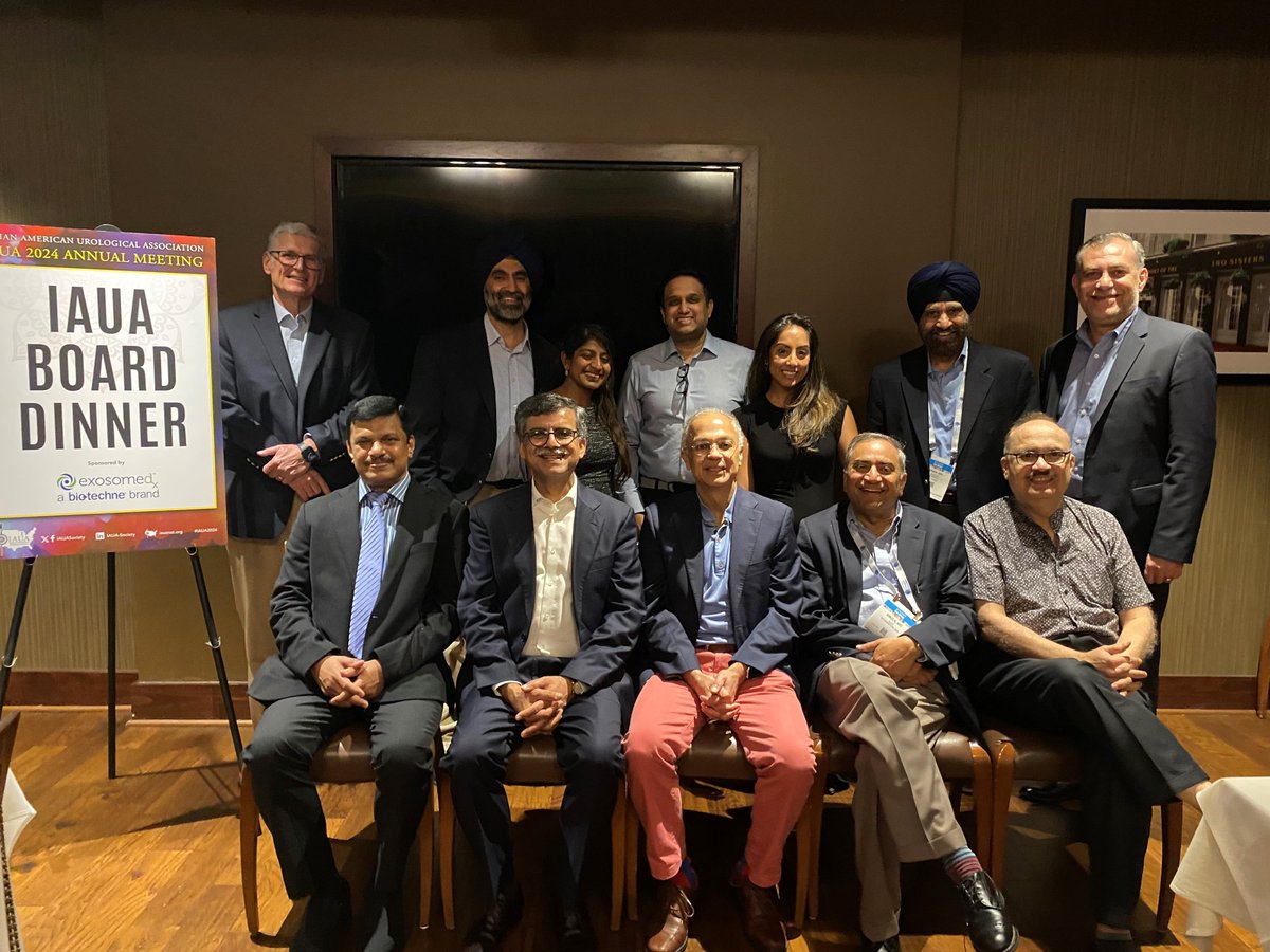 Indian American Urological Association (@iauasociety) on Twitter photo Photo from our wonderful #IAUA Board Dinner last night, sponsored by <a href="/ExosomeDx/">Exosome Diagnostics</a>
Be sure to visit them at Booth 613!
#IAUA2024 #AUA24 Photo from our wonderful #IAUA Board Dinner last night, sponsored by <a href="/ExosomeDx/">Exosome Diagnostics</a>
Be sure to visit them at Booth 613!
#IAUA2024 #AUA24
