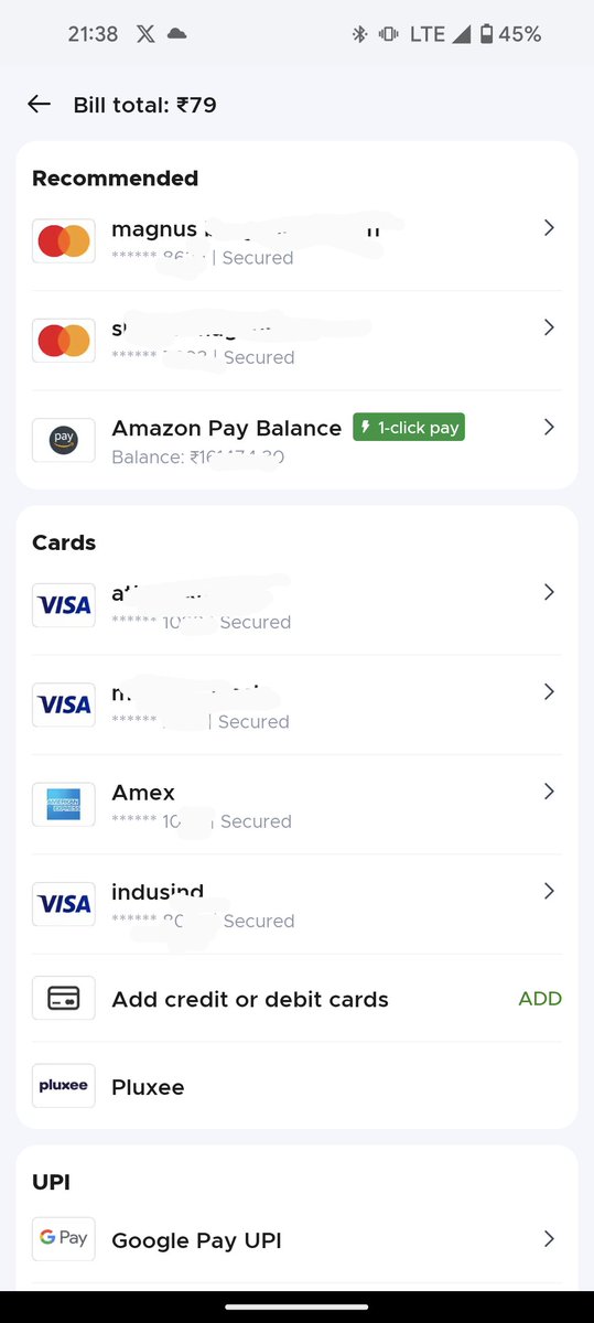BlinkIt now supports payment via Amazon pay! #ccgeek