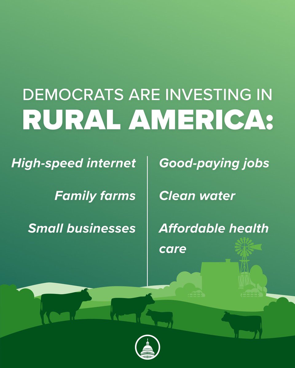 When rural America succeeds, we all succeed. That’s why we’re creating a Farm Bill that gives them the tools they need to continue to be successful.
