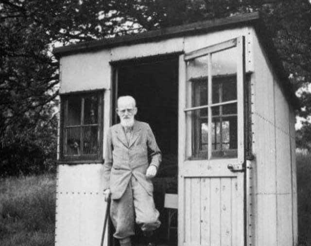 George Bernard Shaw composed the play for which he was most known while residing in “Shaw Corner” in Hertfordshire community of Ayot St. Lawrence. Even though he had a study in his house with a Remington typewriter, Shaw did much of his writing in shed he called “London”. >FH