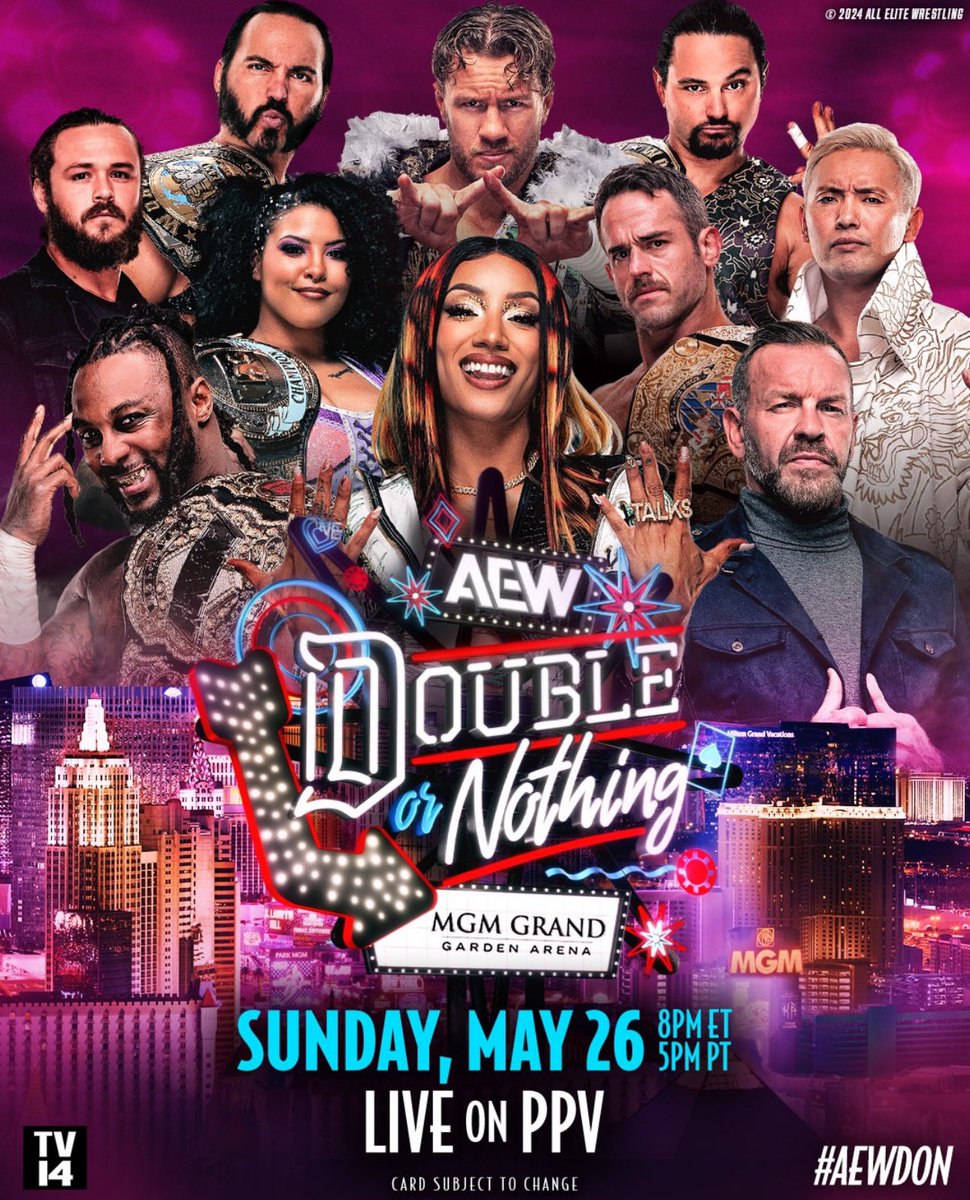 AEW OFFICIAL POSTER on there Instagram!!! 🤑🤑🤑🤩🤩🤩 for AEW DoN!!! 🎰🎰🎰🎰#AEW #AEWDoN