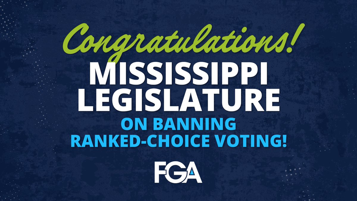 Thanks to the leadership of Sen. @JeremyEnglandMS and @MississippiSOS Michael Watson, the Mississippi legislature has made it clear: election integrity will remain strong for voters in the Magnolia State! #msleg