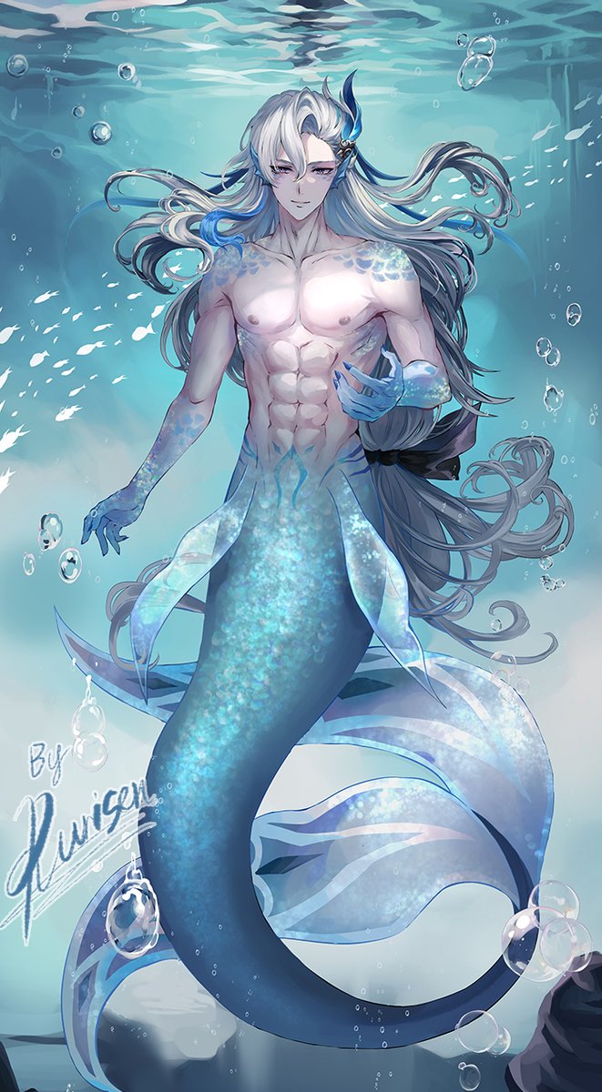 Merman Dragon #Neuvillette 🩵📷 #GenshinImpact

This is the artwork underneath the limited edition Neuvillette dress down wallscroll!!

#GenshinImpact