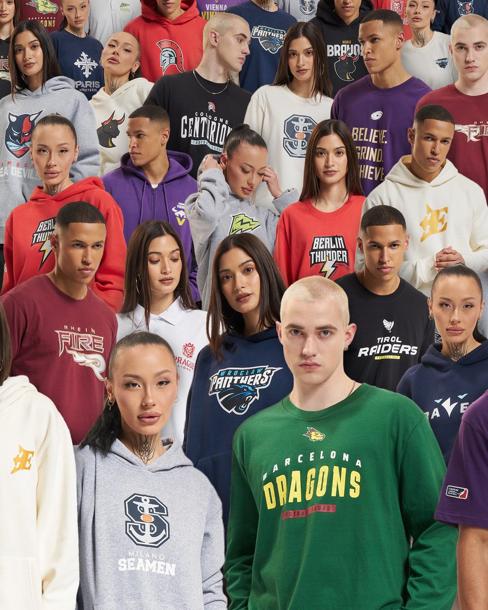 Our 2024 Fanwear collection 😍🆕 Explore our latest merch collection with new designs, new colors & the best looks. Get yourself equipped for the upcoming season now. 🤝 Visit our online shop now 📲 shop.europeanleague.football