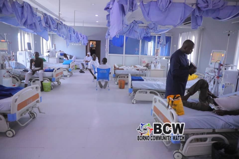 ALIYUCOMRADE2's tweet photo. Gov. Zulum's program is providing a life-saving opportunity for over 140 patients every week, by offering them free kidney dialysis. @bbchausa  @channelstv @EngrBababe @Habuhk4 @WHO @UNICEF https://t.co/G8D5u4rkFV