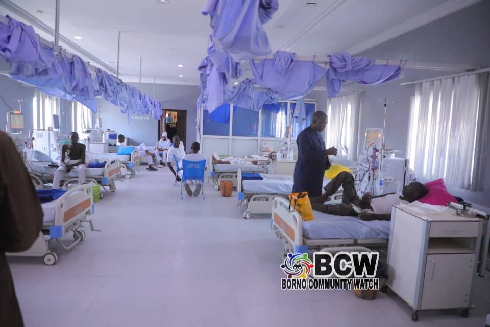 ALIYUCOMRADE2's tweet photo. Gov. Zulum's program is providing a life-saving opportunity for over 140 patients every week, by offering them free kidney dialysis. @bbchausa  @channelstv @EngrBababe @Habuhk4 @WHO @UNICEF https://t.co/G8D5u4rkFV