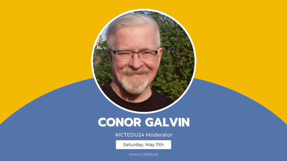 Introducing our #ICTEDU24 Moderator @_conorgalvin 🧠Director of the Doctorate programmes at UCD School of Education. 🖥 Interested in the impact of emergent technology. Book your seat here 👉 bookings.tus.ie/events/ict-in-…