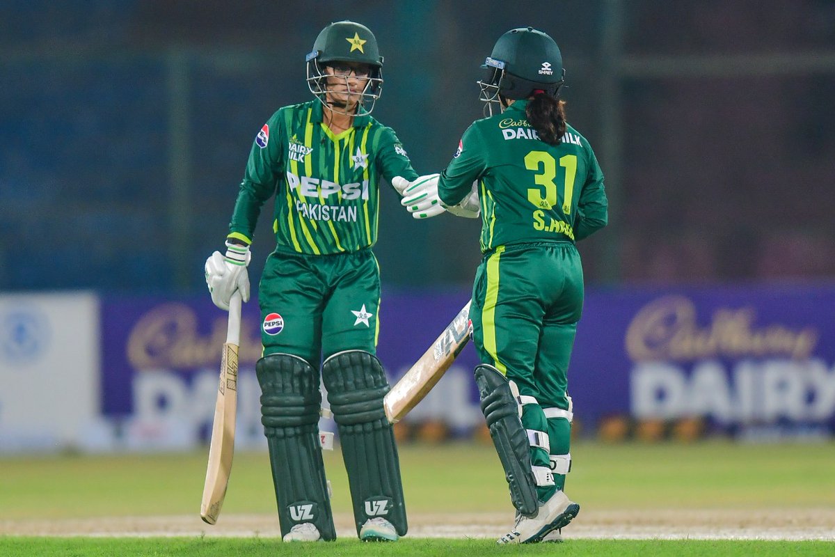 5th T20I- Pakistan Women vs West Indies Women Pakistan Women set a target of 135 runs for West Indies Women. Pakistan Women: 134-8 (20 ov) #PAKWvWIW | #BackOurGirls