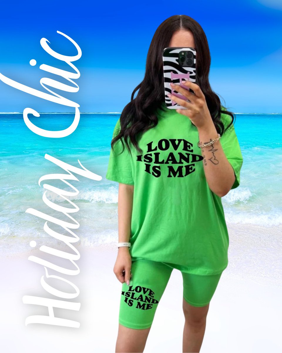 𝐌𝐘 𝐌𝐎𝐎𝐃 = ✨𝐑 𝐄 𝐋 𝐀 𝐗✨

YOUR LOVE ISLAND - GREEN BAGGY TOP & CYCLING FIT SHORTS
styleheist.co.uk/collections/ne…

#clothingcompanys #ukshipping #ukbased #clothing #clothes #ladiesfashion #festival2024 #streetwear #bolton #london #cyclingcoord #coords