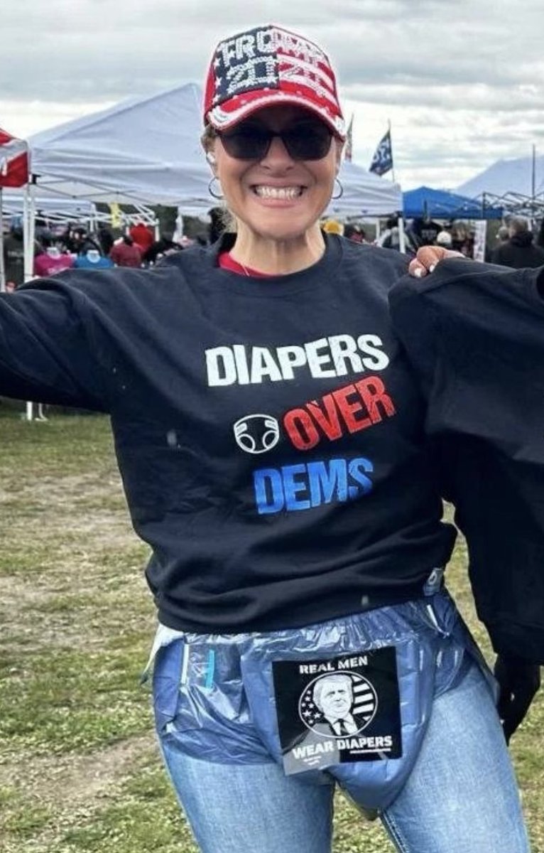 The fact that MAGA cultists are now happily wearing adult diapers tells you all you need to know about these wackos. #VonSchitzInPants