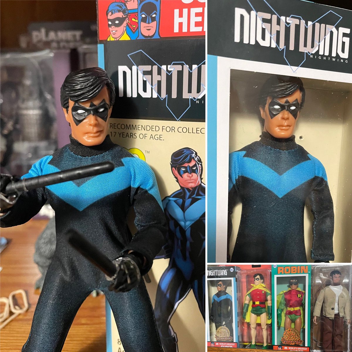 MAIL CALL - Mego style! NIGHTWING joins my collection of heroes and villains. One of my favorite DC characters, he takes his place in my “Grayson Collection” of Megos