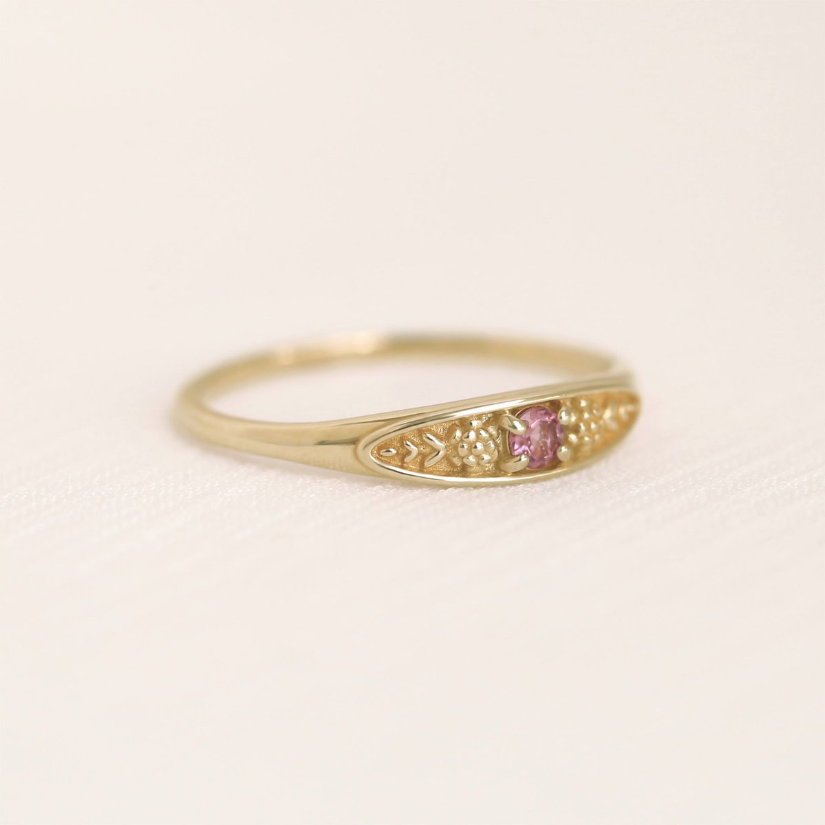 Romantic pink for October babies💗
 
New Arrivals — October birth ring!
 
October’s birth flower is Marigold and birth stone is Pink tourmaline✨

#ring #goldring #birthflower #birthstone #flowerring #gift #giftideas #tourmaline #gemstones #stackingrings #jewelry