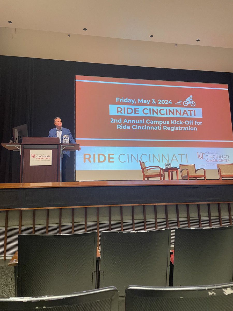 Ride Cincinnati Kick Off Event. Helping to raise money for cancer research. Have you registered ?? ⁦@uc_health⁩ ⁦@UCincyMedicine⁩ ⁦@uofcincy⁩ ⁦@CCHMCArchives⁩ ⁦@DavendraSohal⁩ ⁦@dstarczynowski⁩ ⁦⁩ ⁦@TMWiseDraper⁩ ⁦@kharofaJ⁩