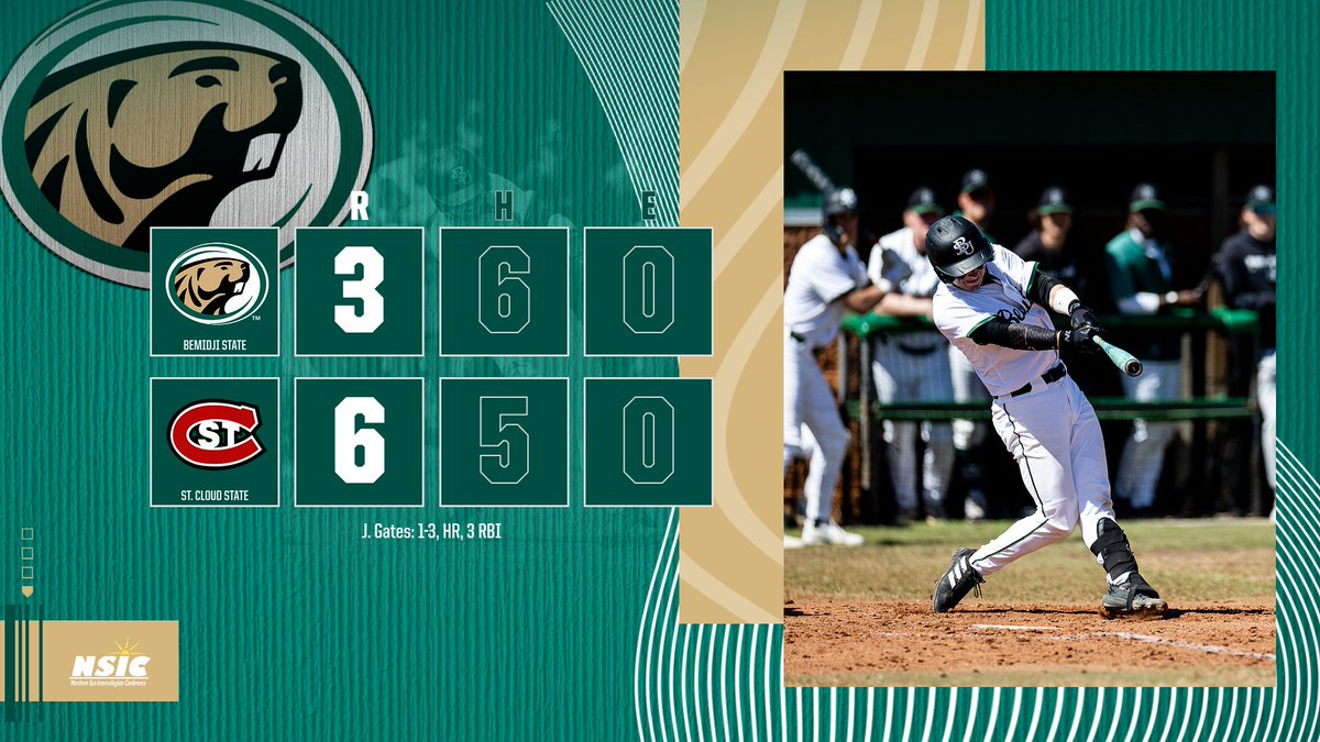 Beavers make late push in the 7th with Gates' 3-run home run but Huskies hold on to 6-3 win in game 1.

Gates: 1-3, HR, 3 RBI
Scanlon: 5 IP, 3 ER, 3 H, 4 BB, 2 K

#GoBeavers #BeaverTerritory