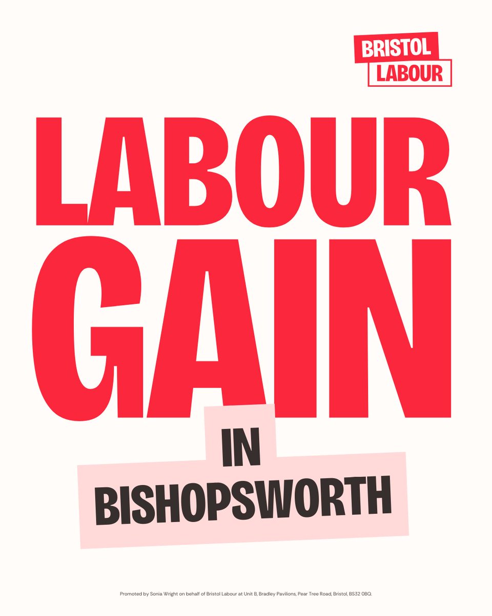 🌹 Labour gain in Bishopsworth - congratulations Susan Kollar