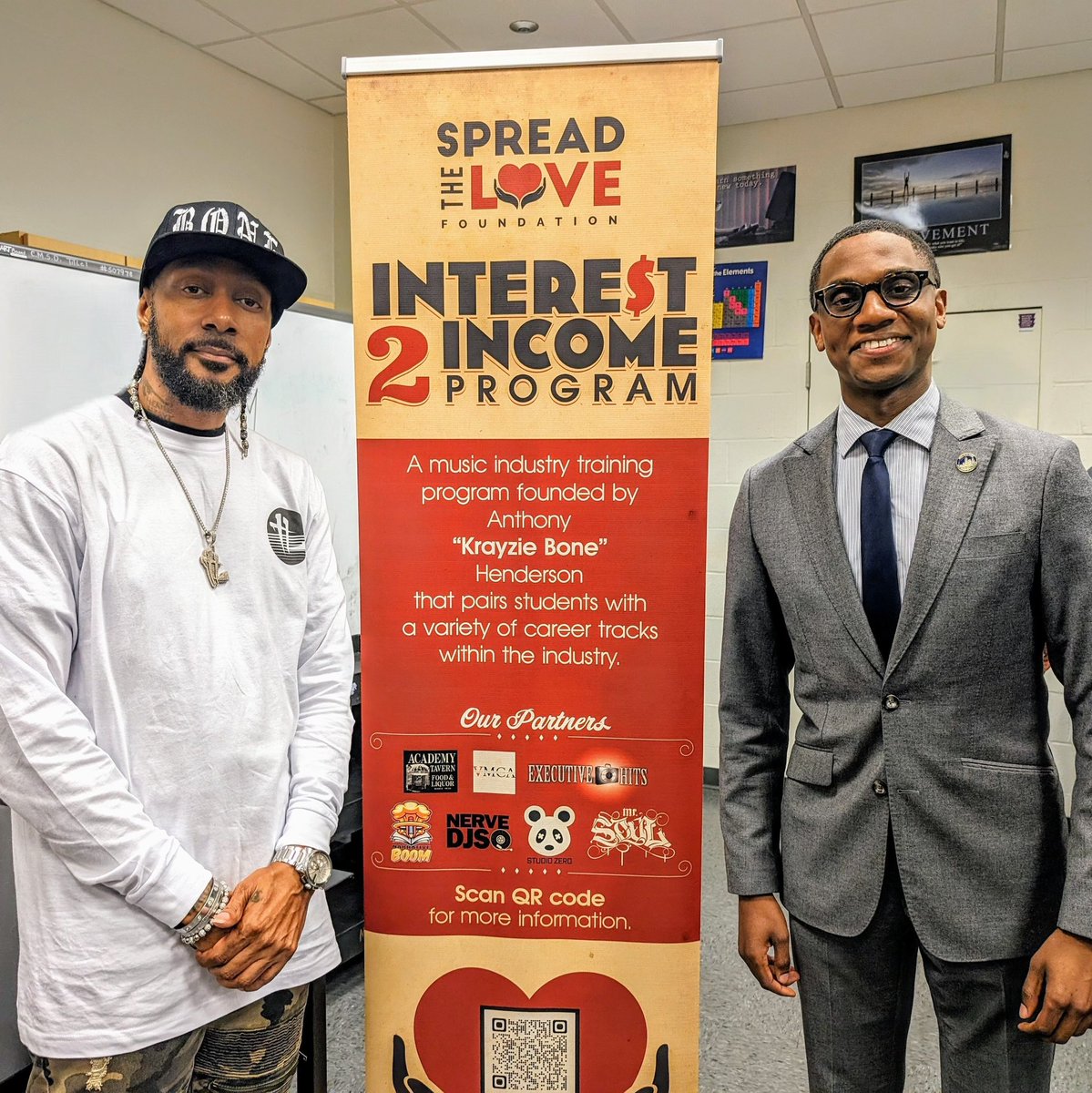 Our Neighborhood Safety Fund is supporting a local non-profit, teaching young people in our juvenile detention center how to have a career in the music industry. Great to meet founder, Krayzie Bone Henderson, and all the talented kids involved in this program yesterday. 🎶