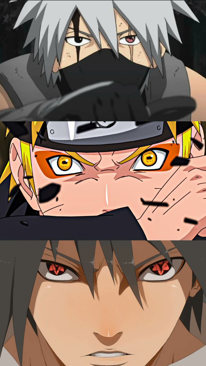 Team 7 
#kakashihatake #NarutoUzumaki & #sasukeuchiha
#NarutoShippuden #NarutoxSasuke
