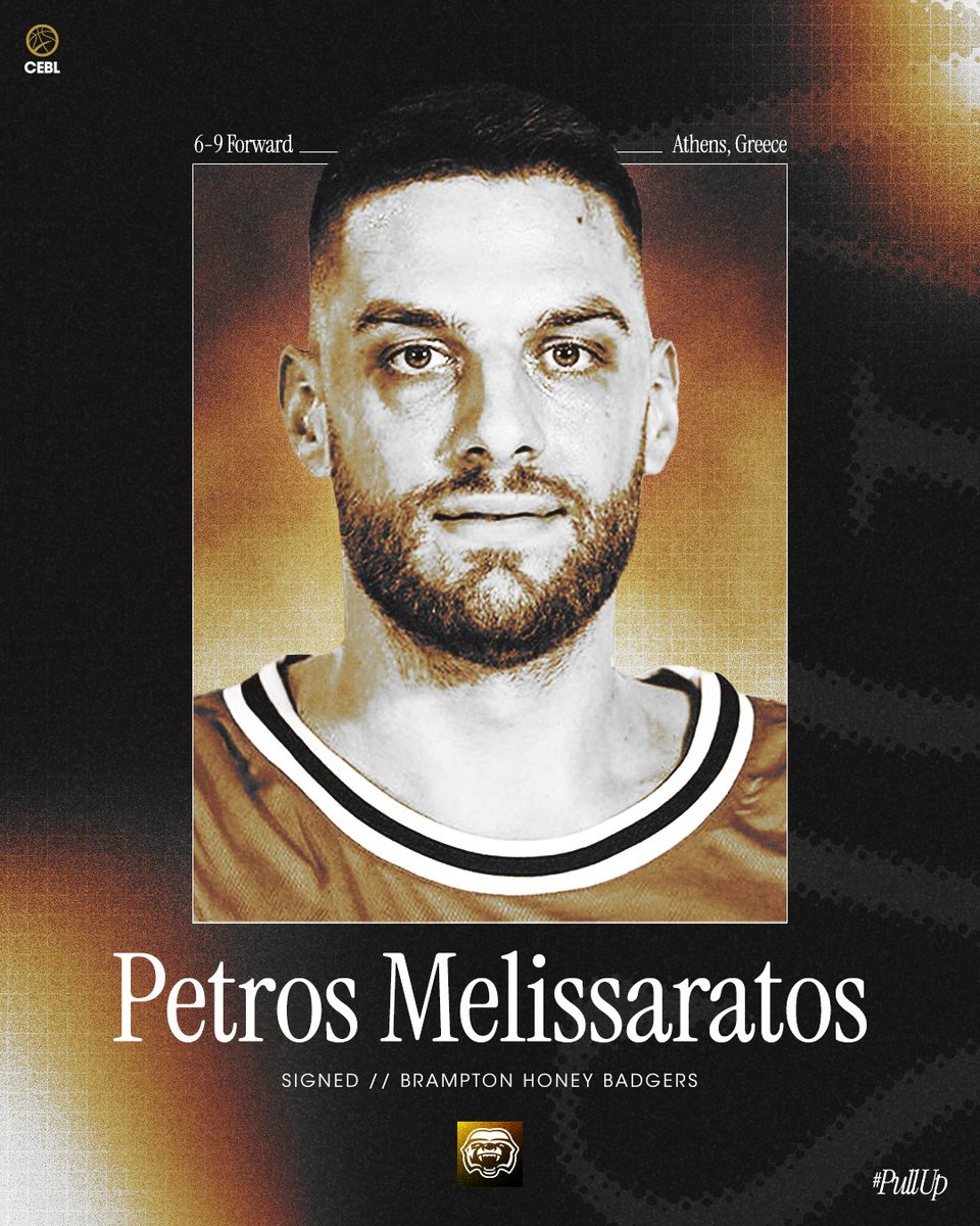 BREAKING: @HoneyBadgersCAN sign Petros Melissaratos. 

The 6-9 Greek forward has played 12 years professionally in the @esakegr & @HellenicBF. He also has played @FIBA3x3 and has represented the Greek national team.

🗞️: cebl.ca/melissaratos-a…

#CEBLFreeAgency