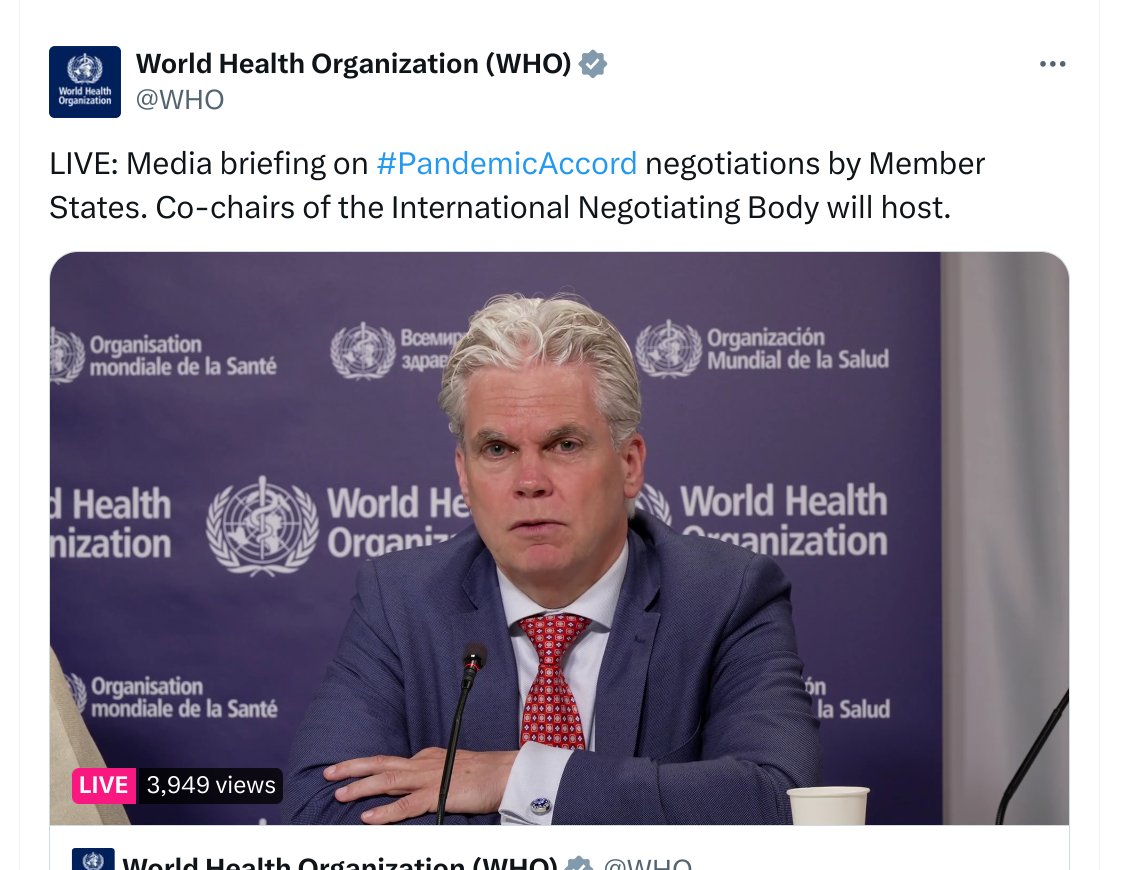 R. Driece: 'When trade interests kick in, that's always challenging to find solutions. but so far we've only seen that countries want to work around that and look for solutions.' @WHO #PandemicAccord #INB9 @alanbeattie