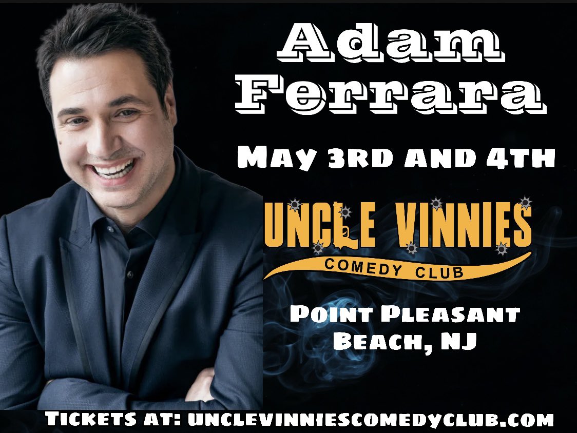 We have some tickets available for tonight and tomorrow’s shows with @adamferrara ! Come out and have fun with us! ci.ovationtix.com/35774/producti…