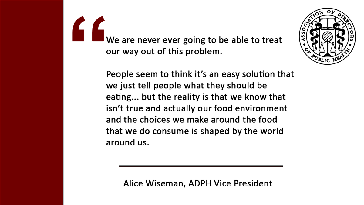 [2/2] Hear @AliceWiseman11 explain what the issues are, and what central #Government could do to support local efforts to improve access to affordable, healthier options. (From 22.38 onwards) @BBCFoodProg