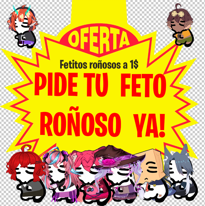 DonTasakevt's tweet photo. YAAAA CASERAAAA LE TRAEMOOO SUS FETOS ROÑOSOOOOOOO A 1$
Pida su fetito roñoso, los tenemos de 3, 6 y 9 meses
#Vtuber #comissionsopen #opencomition https://t.co/tdaNIcR60N