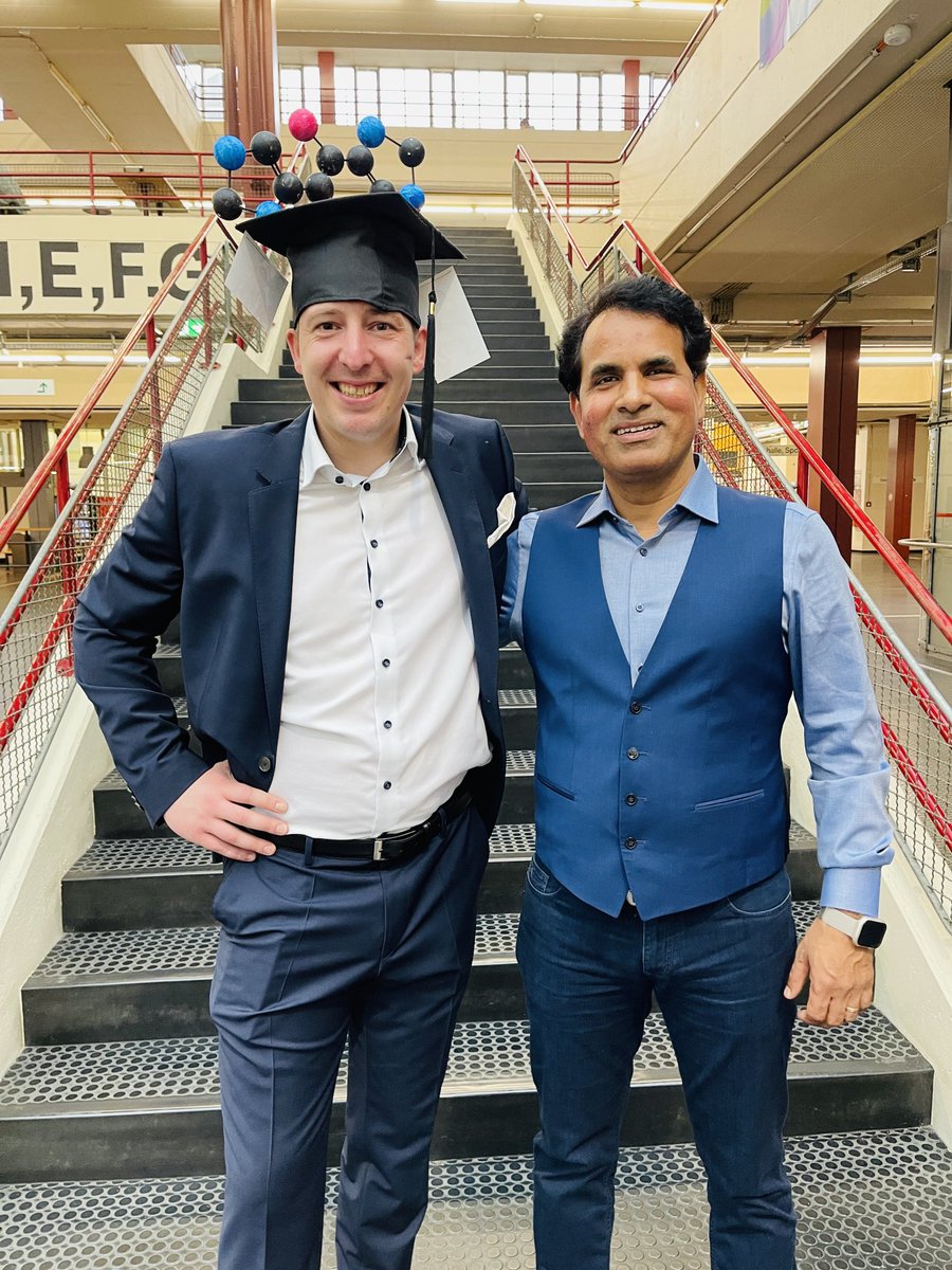 Congratulations Arne ⁦<a href="/ArneMrsl/">arne.mrsl</a>⁩ Dr. Merschel ⁦<a href="/Ghadwal_Group/">Ghadwal Group</a>⁩ for successfully defending PhD thesis! Well done 👍 all the best 🎊🍾🍻 #PhDone