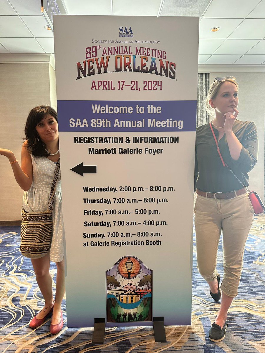 REVERSEACTION at @SAAorg New Orleans 🥳 #archaeologicalscience #SAA2024