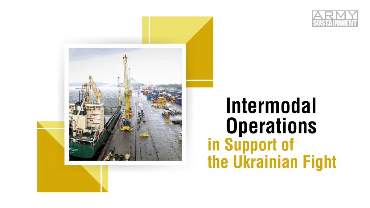 'These intermodal operations contributed significantly to the ... provision of critical combat capability to Ukraine.' army.mil/article/274907 📝 Maj. Gen. Gavin A. Lawrence 📷 Sgt. Andrew Jo #USTRANSCOM #SDDC #USAREUR_AF #JMC #21stTSC #597thTB #596thTB