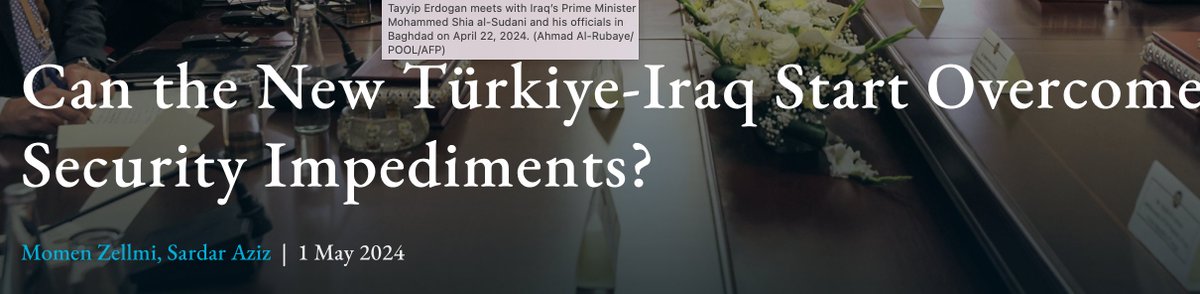 our @momenzellmii latest on Turkey & Iraq relationship: the challenge of balancing economy and security. we have talked to all sides with fresh insights. epc.ae/en/details/fea…