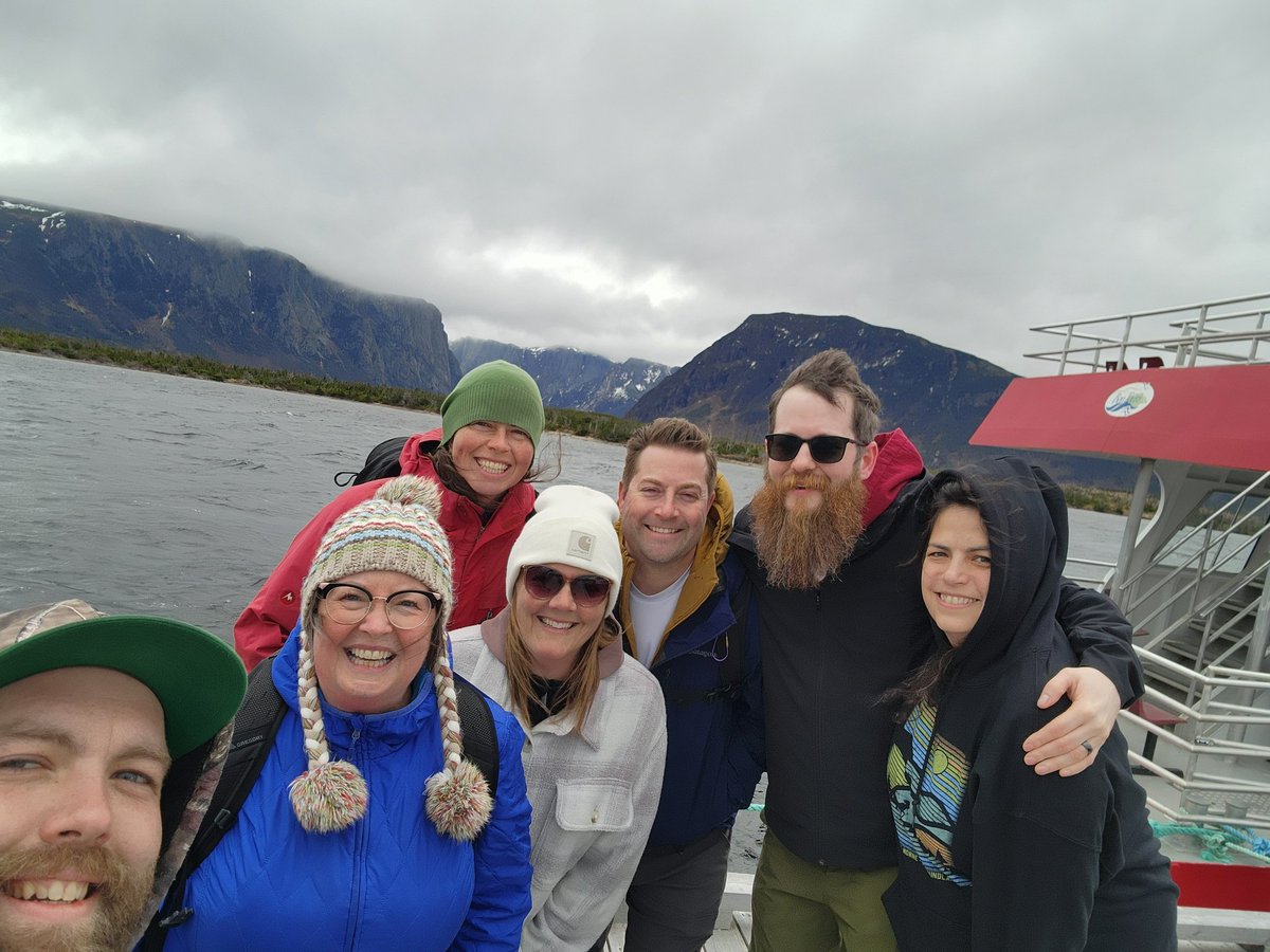 We are here in @GoGrosMorne National Park with the @CoadyStFX doing some Asset Based Community Development training with friends from SJ & St.Martins and @gmist . The pod will be delayed since wifi is scarce. Lots to share though when we get back! @joannakillen #nbpoli @Brent4SJ