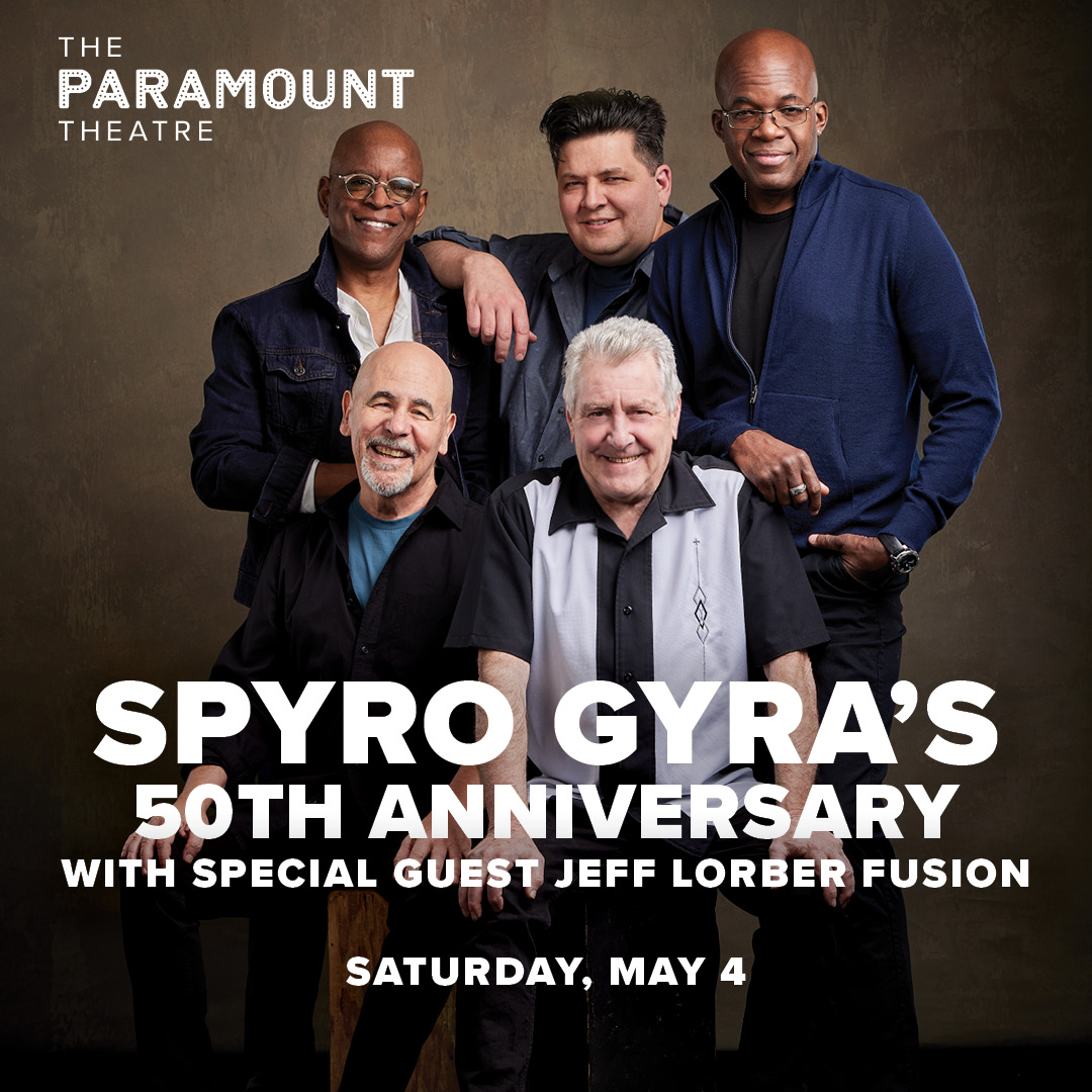 SATURDAY 🎷 Jazz fusion pioneers @SpyroGyraGroup celebrate their 50th anniversary! 🎶 Known for their energy and joy that mirrors their unmatched musicality, Spyro Gyra should be seen LIVE! Special guest @jeffLorber joins. Show @ 8pm | Doors @ 7pm 🎫 bit.ly/4dpj1pl