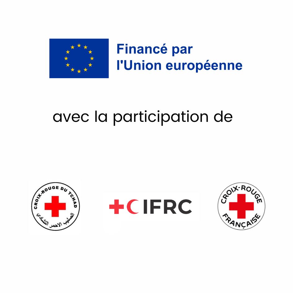 Au Tchad, en bordure du fleuve Logone, les communautés à fort risque d’inondation sont accompagnées par nos volontaires de la Croix-Rouge via des dons de matériel, des échanges réguliers, ainsi que des sensibilisations aux risques et à la gestion des catastrophes.©Guillaume Binet