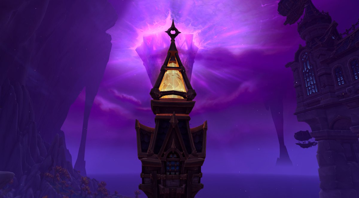 Its looking like we cycle every 3 hours between light and void with the void lasting about 30 minutes from what I have been seeing this morning and last night. This is just so cool! #TWW #alpha #worldofwarcraft