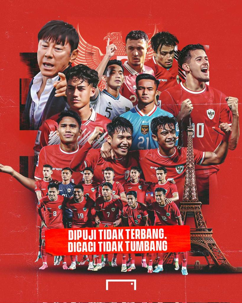 Perjalanan Indonesia di Piala Asia U-23 2024 telah usai. ✅️

🇲🇨 0-2 🇶🇦
🇲🇨 1-0 🇦🇺
🇲🇨 4-1 🇯🇴
🇲🇨 2*-2 🇰🇷
🇲🇨 0-2 🇺🇿
🇲🇨 1-2 🇮🇶

Finis keempat sebagai debutan jelas bukan pencapaian remeh. Tim Merah Putih telah menempatkan namanya di peta sepakbola Asia. 🌏

Turnamen ini memberikan…