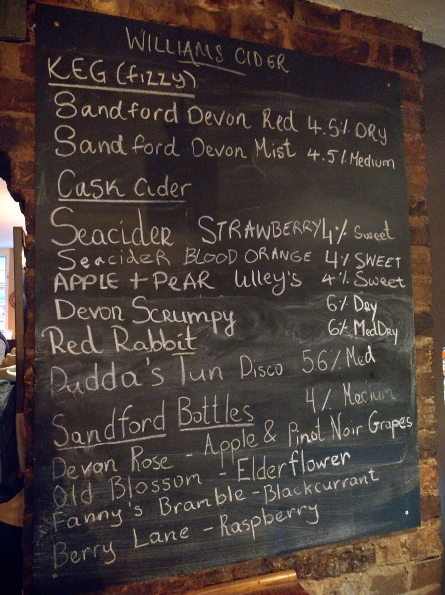 Stonewell Cider (@stonewellcider) on Twitter photo Congratulations to <a href="/alencider/">The Williams Ale & Cider House</a> for having one of the best cider selection I've seen in a long time I wonder whether <a href="/sandfordorchard/">Sandford Orchards</a> is a shareholder with the amount they have in there! Loved the Devon scrumpy Congratulations to <a href="/alencider/">The Williams Ale & Cider House</a> for having one of the best cider selection I've seen in a long time I wonder whether <a href="/sandfordorchard/">Sandford Orchards</a> is a shareholder with the amount they have in there! Loved the Devon scrumpy