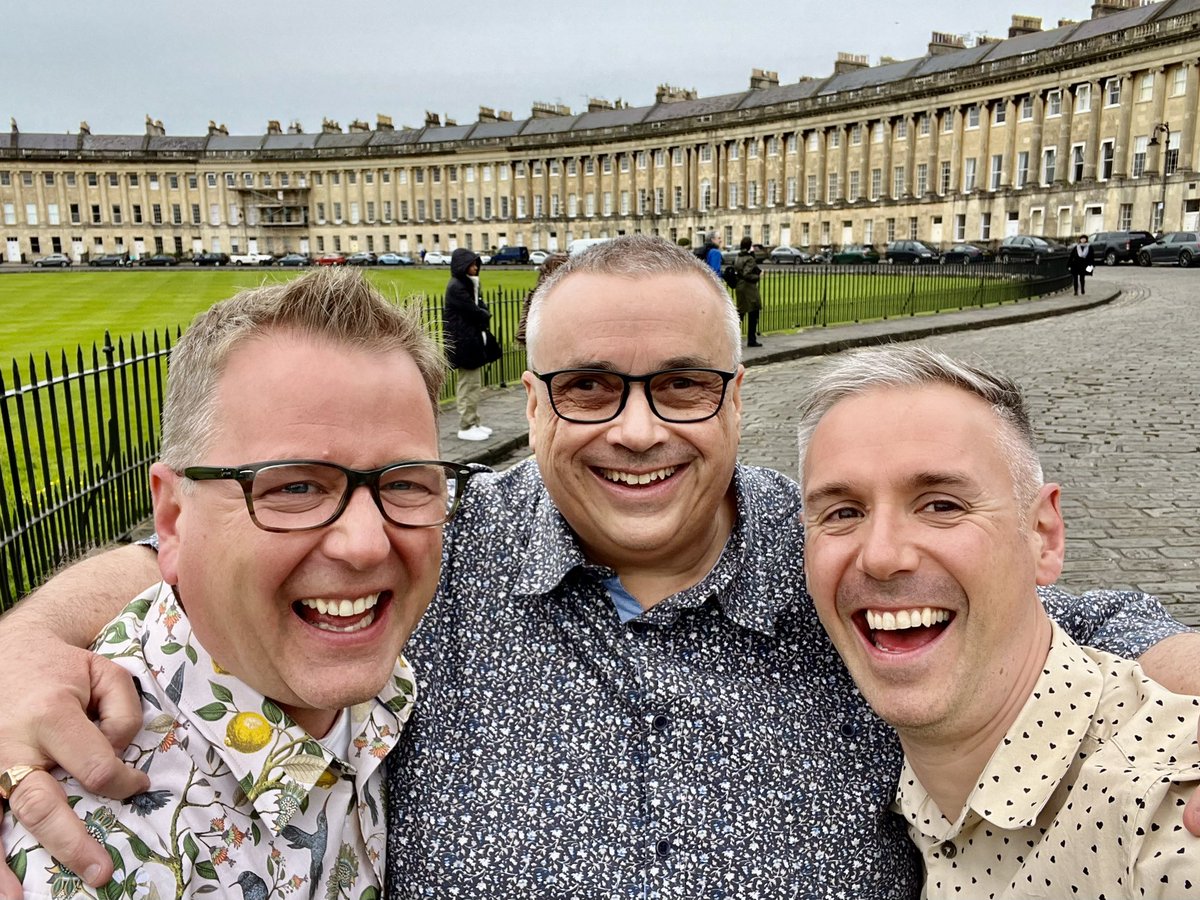 Celebrating the legend <a href="/ramsdp10/">Phil Ramsden</a> with <a href="/mrowenm/">Owen Masters</a> in Bath for his 60th birthday, believe it or not! 🥳
