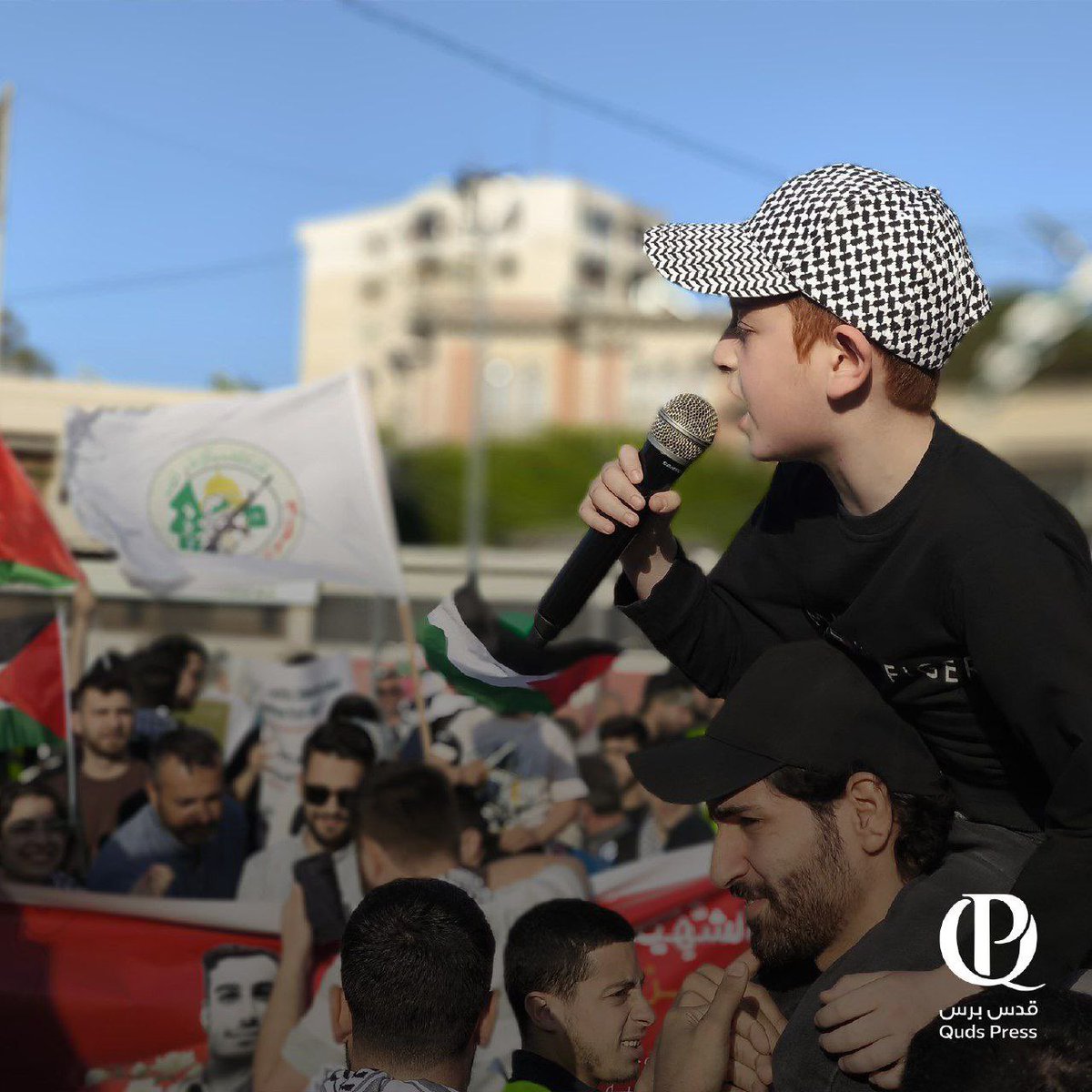 🇱🇧 A march in the city of Tripoli, northern Lebanon; In support of Gāza and the resistance and denouncing the occupation’s ongoing aggression. ✊🏽🇵🇸