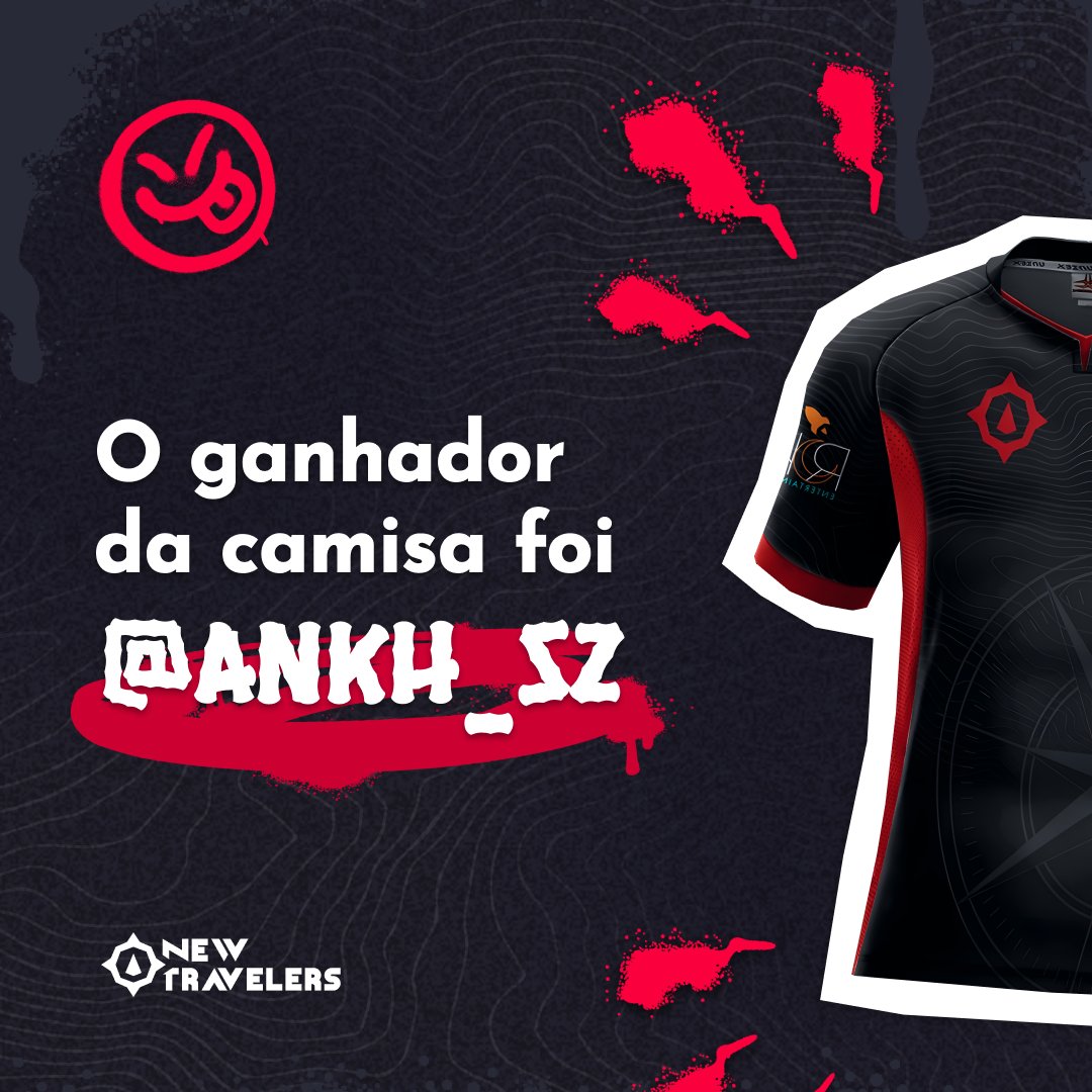 CHEGOU O MOMENTO!

E o nosso vencedor do sorteio foi... @Ankh_sz!!!!

Parabéns!! Entre em contato na DM da página para escolher o tamanho da camisa e nos mandar as informações para o envio 🎉🎉

Agradecemos a todos os participantes e quem sabe logo logo traremos mais novidades👀