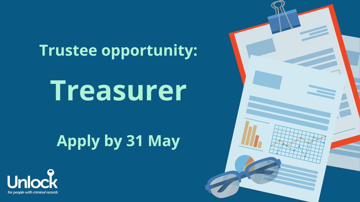Do you have financial skills and experience? Could you bring your expertise to support Unlock's committed and engaged board of trustees? Find out more: buff.ly/3UmINSu Closing date: 31 May 2024