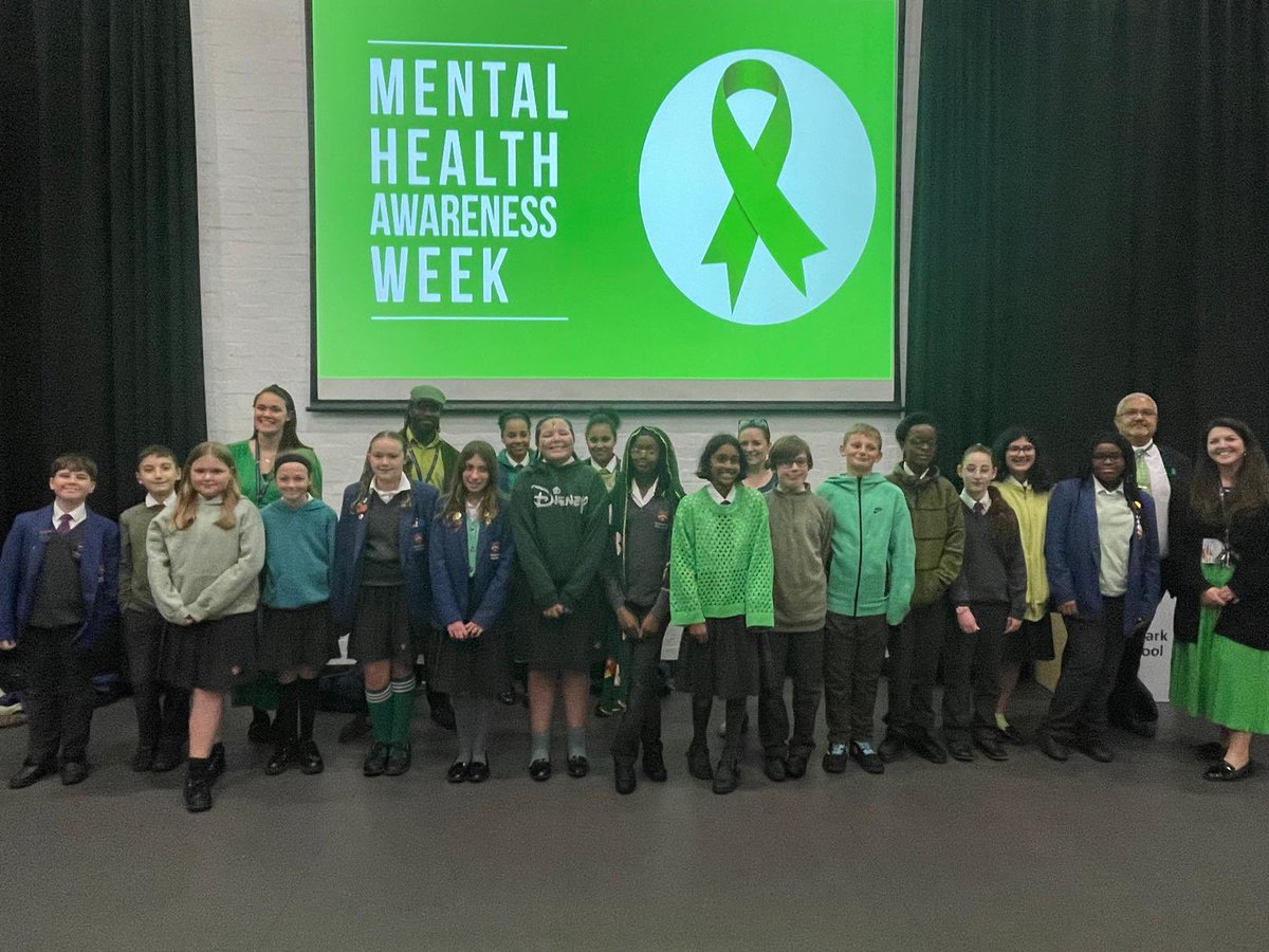 We’ve had a special week reflecting on our Mental Health. Students have created positive messaging around the school and learnt about how to look after their mental health. Today we wore green and sang songs in choir about self acceptance. #MentalHealthAwareness